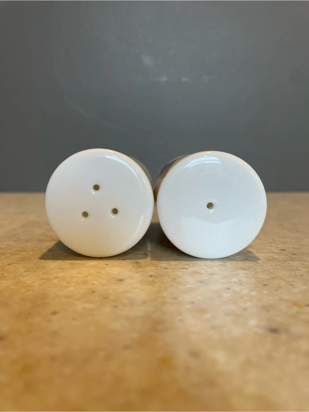 THE CERAMIC SHOP Vintage Souvenir South Dakota Buffalo Salt & Pepper Shakers